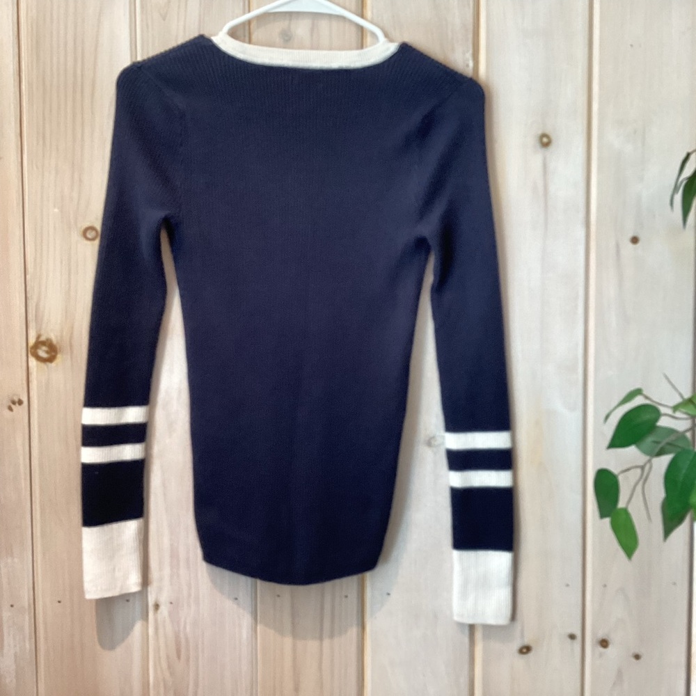 Faherty Mikki Ribbed Henley Top - Picture 4 of 6